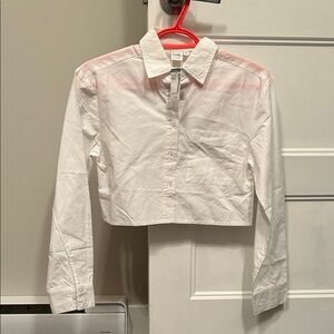H&M Classic White Kids Button Down Shirt